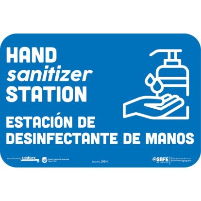 Tabbies Hand Sanitizer Station Bilingual Decal1