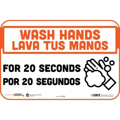 Tabbies WASH HANDS FOR 20 SECONDS Wall Decals1