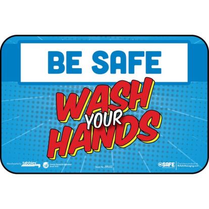 Tabbies BE SAFE WASH YOUR HANDS Wall Decal1