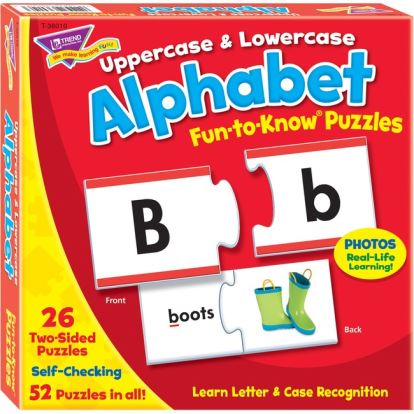 Trend Upper/Lowercase Alphabet Puzzle Set1