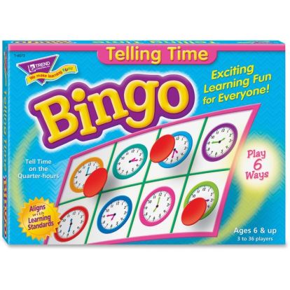 Trend Telling Time Bingo Game1