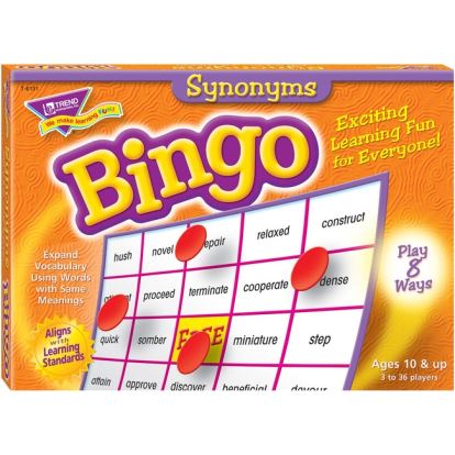 Trend Synonyms Bingo Game1