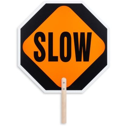 Tatco STOP / SLOW 2-sided Handheld Sign1