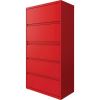 Lorell 4-drawer Lateral File with Binder Shelf3