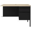 Lorell Fortress Steel Right-pedestal Return Desk3