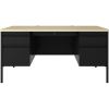 Lorell Fortress Double-pedestal Teacher's Desk3