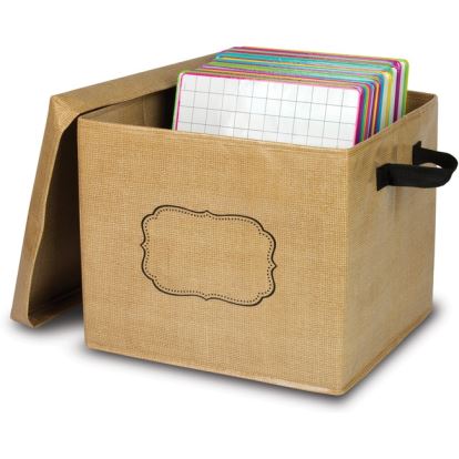 Teacher Created Resources Burlap Storage Box1
