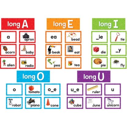 Teacher Created Resources Long Vowels Pocket Chart Cards1