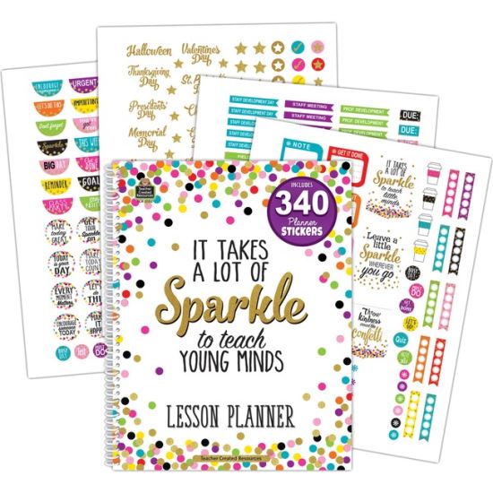 Teacher Created Resources Confetti Lesson Planner1