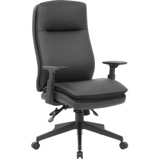 Lorell Premium Vinyl High-back Executive Chair1