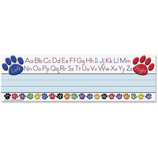 Teacher Created Resources Paw Alphabet Name Plates1