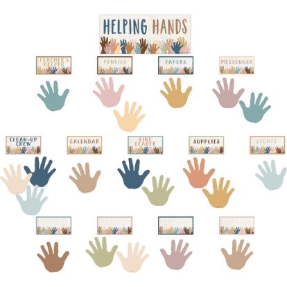 Teacher Created Resources Everyone is Welcome Helping Hands Mini Bulletin Board1