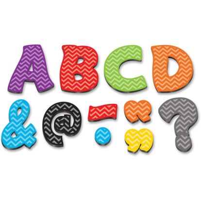 Teacher Created Resources Chevron 3" Magnetic Letters1