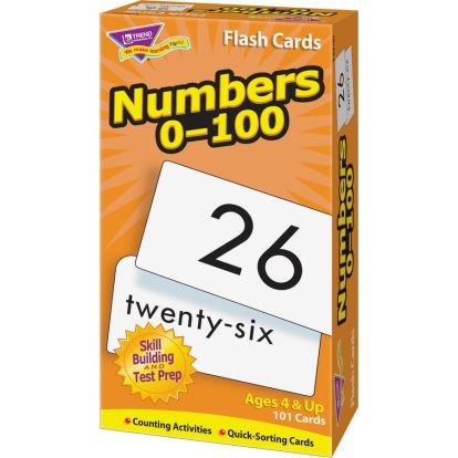 Trend Numbers 0-100 Flash Cards1