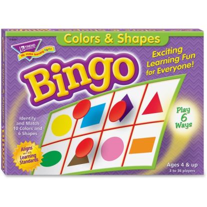 Trend Colors and Shapes Learner's Bingo Game1