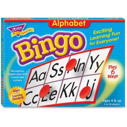 Trend Alphabet Bingo Learning Game1