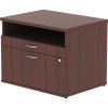 Lorell Relevance Series Mahogany Laminate Office Furniture Credenza - 2-Drawer3