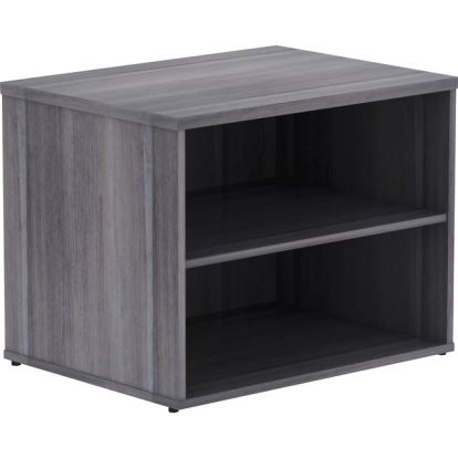 Lorell Relevance Series Charcoal Laminate Office Furniture Credenza1