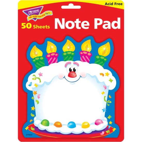 Trend Bright Birthday Shaped Note Pad1