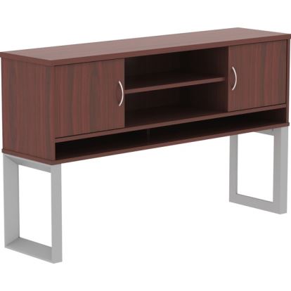 Lorell Relevance Series Mahogany Laminate Office Furniture Hutch1