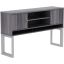 Lorell Relevance Series Charcoal Laminate Office Furniture Hutch1