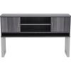 Lorell Relevance Series Charcoal Laminate Office Furniture Hutch2