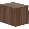 Lorell Walnut Open Shelf File Cabinet Credenza - 2-Drawer3