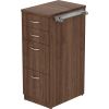 Lorell Walnut Laminate 4-drawer File Cabinet3