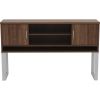 Lorell Walnut Laminate Freestanding Hutch2