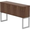 Lorell Walnut Laminate Freestanding Hutch3