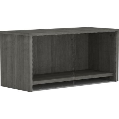 Lorell Weathered Charcoal Wall Mount Hutch1