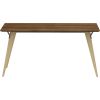 Lorell Relevance Series Natural Wood Desk Frame7