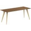 Lorell Relevance Series Natural Wood Desk Frame11