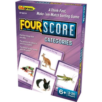 Teacher Created Resources Four Score Category Card Game1