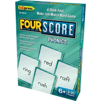 Teacher Created Resources Four Score Phonics Card Game1