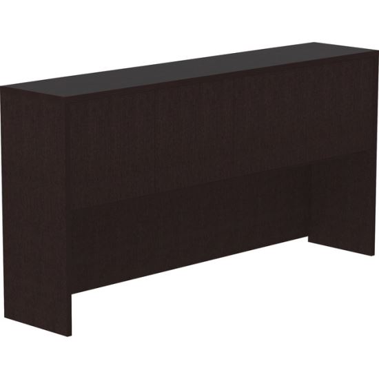 Lorell Essentials Espresso Laminate 4-door Hutch1