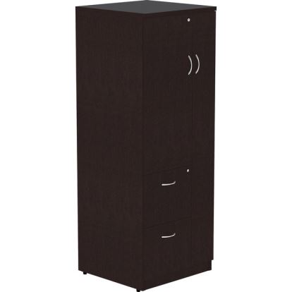 Lorell Essentials Laminate Tall Storage Cabinet - 2-Drawer1