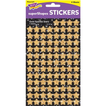 Trend Gold Sparkle Stars superShapes Stickers1