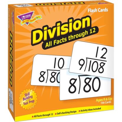 Trend Division all facts through 12 Flash Cards1