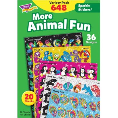 Trend Animal Fun Stickers Variety Pack1