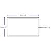 Lorell Mounting Frame for Whiteboard - Silver4