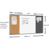 Lorell Mounting Frame for Whiteboard - Silver5