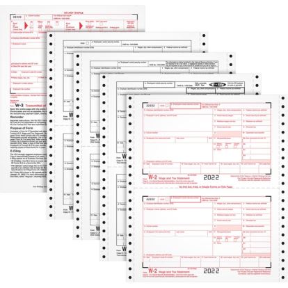 TOPS Carbonless Standard W-2 Tax Forms1