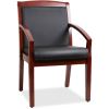 Lorell Sloping Arms Wood Guest Chair1