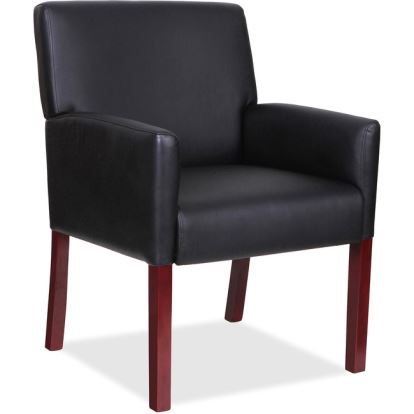 Lorell Full-sided Arms Leather Guest Chair1