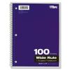 TOPS Wide Rule 1-subject Spiral Notebook5