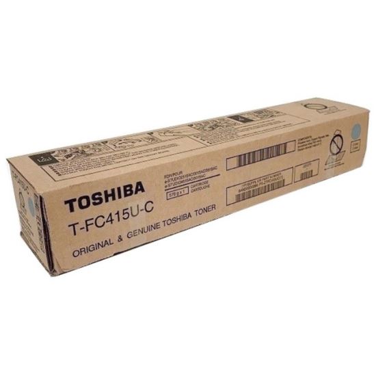 Toshiba Original Laser Toner Cartridge - Cyan - 1 Each1