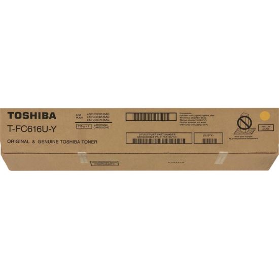 Toshiba Original Laser Toner Cartridge - Yellow - 1 Each1