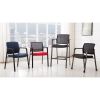 Lorell Stackable Chair Mesh Back/Fabric Seat Kit2