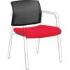 Lorell Stackable Chair Mesh Back/Fabric Seat Kit1